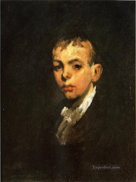 ジョージ・ウェスリー・ベローズ Painting - 少年の頭 別名灰色の少年現実主義者アッシュカン学校 ジョージ・ウェスリー・ベローズ